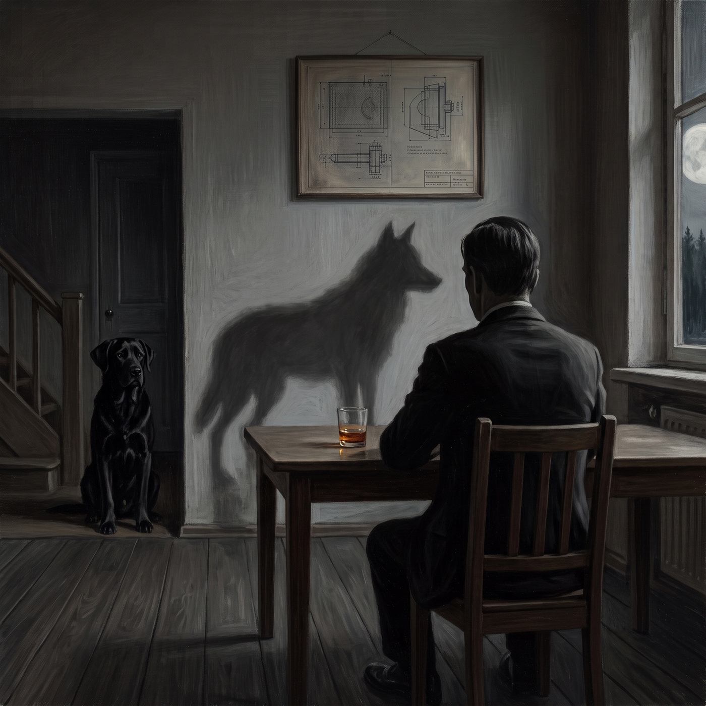 Wolf und Hund - track art